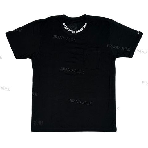 Chrome Hearts Neck Letters Logo S/S T-Shirt