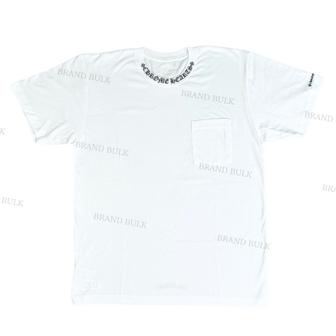 Chrome Hearts Neck Letters Logo S/S T-Shirt