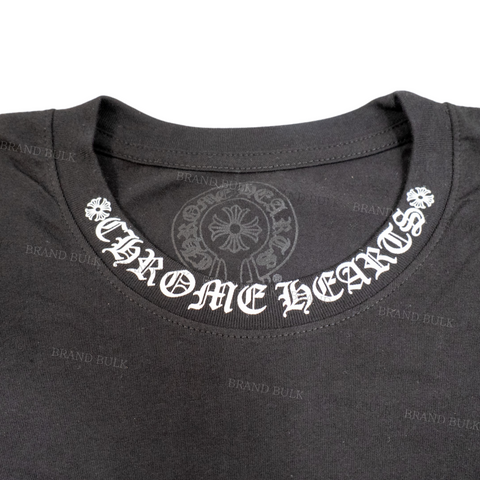 Chrome Hearts Neck Letters Logo S/S T-Shirt