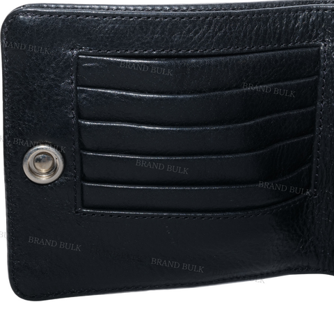 Chrome Hearts 1 Snap Heavy Leather Wallet