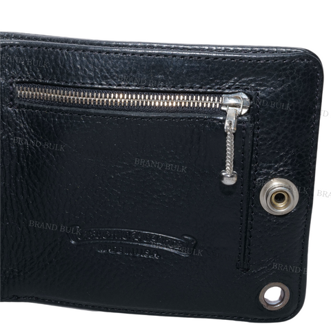 Chrome Hearts 1 Snap Heavy Leather Wallet