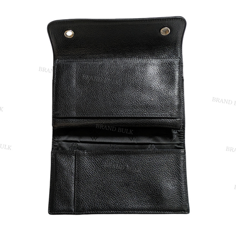 Chrome Hearts Wave Heavy Leather Long Wallet