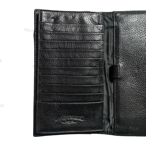 Chrome Hearts Wave Heavy Leather Long Wallet