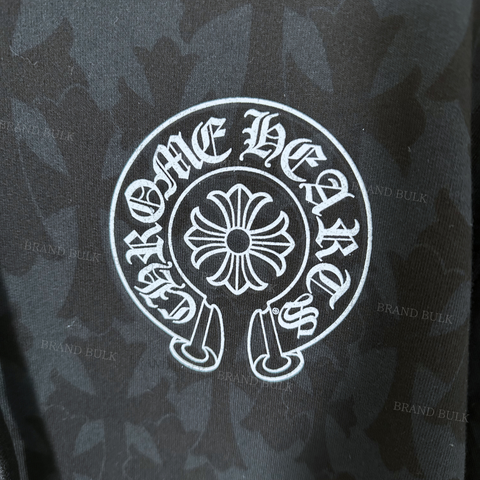 Chrome Hearts Graveyard Cemetery Cross Hoodie
