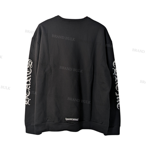 Chrome Hearts Neck Letters Logo Sweatshirt
