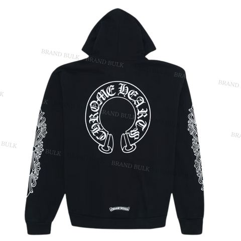 Chrome Hearts Floral Cross Horseshoe Hoodie