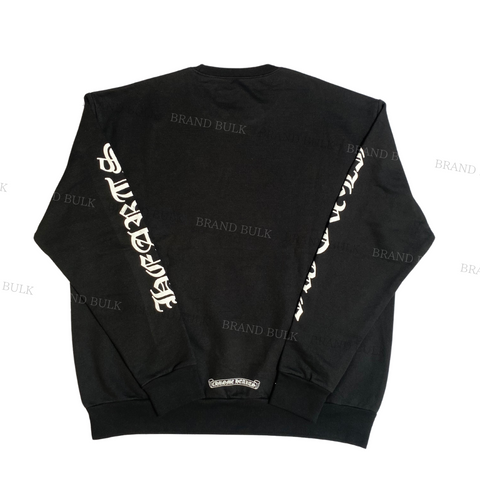 Chrome Hearts Neck Letters Logo Sweatshirt
