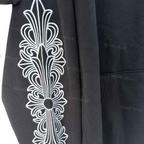 Chrome Hearts Floral Cross Horseshoe Hoodie