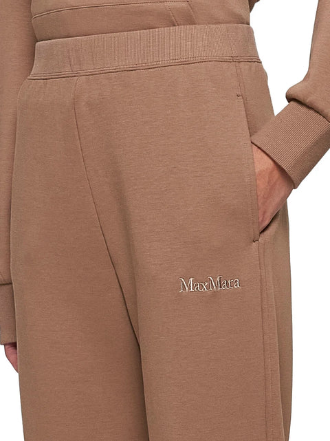 Logo Embroidered Straight Leg Pants