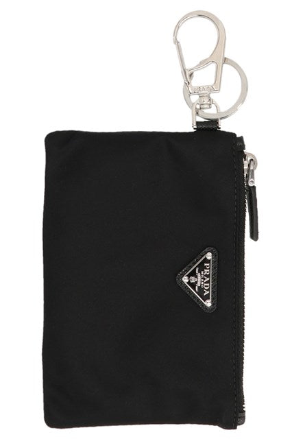 Black Nylon Key Ring