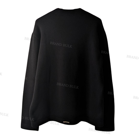 Chrome Hearts   3 CH Cross Leather Patch Cashmere Sweater