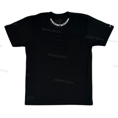 Chrome Hearts  Neck Letters Logo S/S T-Shirt