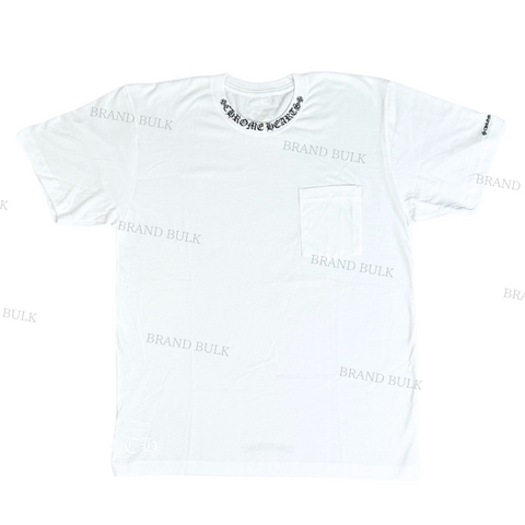 Chrome Hearts  Neck Letters Logo S/S T-Shirt