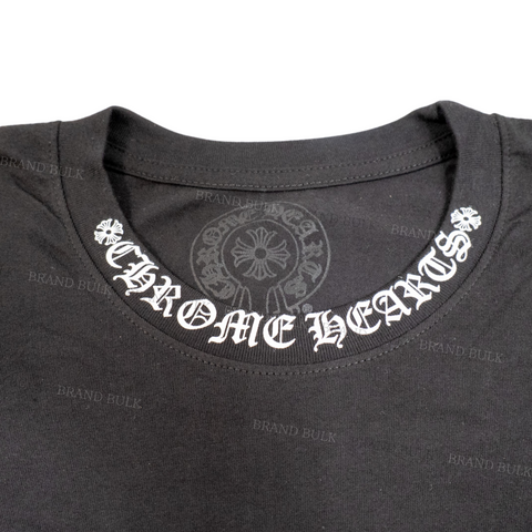 Chrome Hearts  Neck Letters Logo S/S T-Shirt