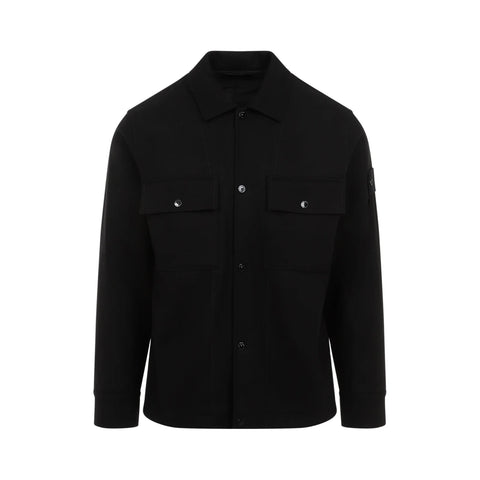 Ghost Piece Button-Up Overshirt