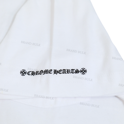 Chrome Hearts  Neck Letters Logo S/S T-Shirt