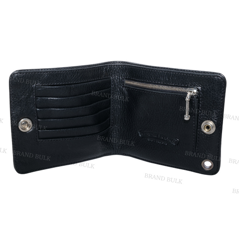 Chrome Hearts  1 Snap Heavy Leather Wallet