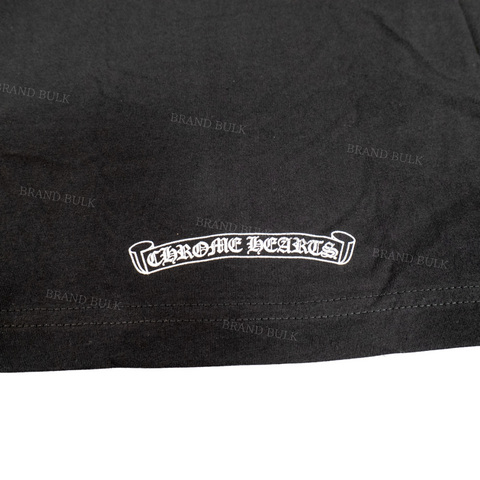 Chrome Hearts  Neck Letters Logo S/S T-Shirt