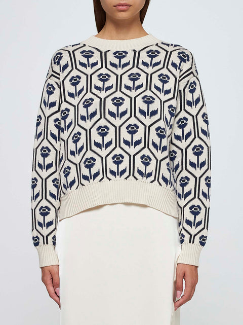 Odeon cotton-blend sweater