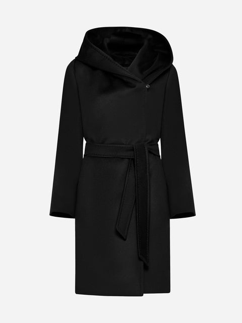 Newmang hooded wool coat