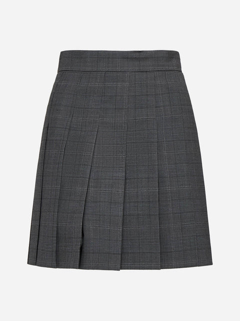 Alcuno wool-blend pleated miniskirt