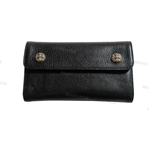 Chrome Hearts  Wave Heavy Leather Long Wallet