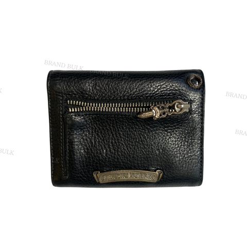 Chrome Hearts  Wave Heavy Leather Mini Wallet