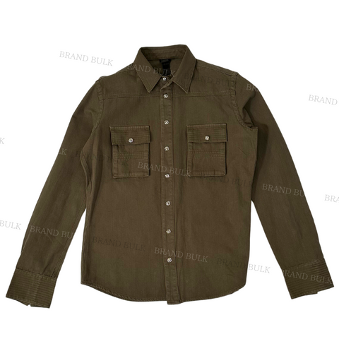 Chrome Hearts BS Fluer Leather Patch  Army Shirts