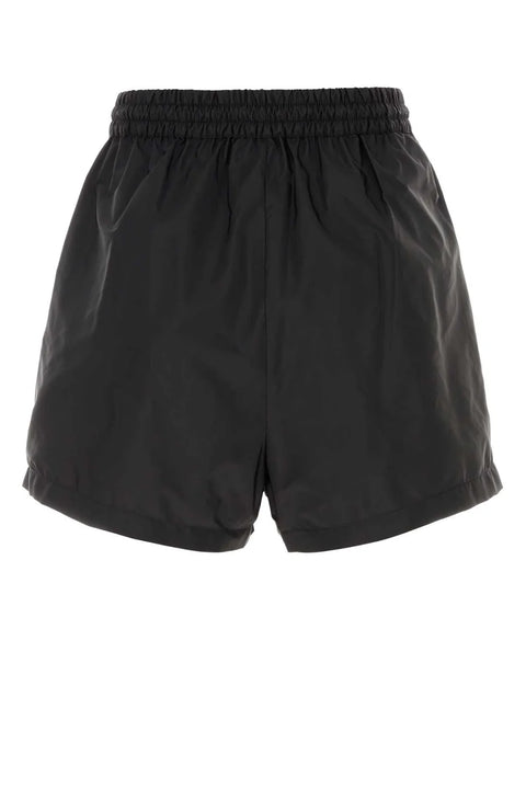 High-Waist Logo-Plaque Track Shorts