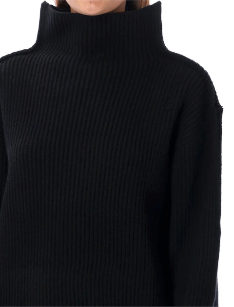 High-Neck Knitted Jumper