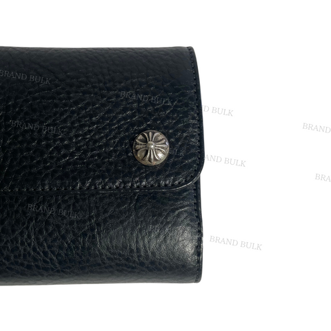 Chrome Hearts  Wave Heavy Leather Mini Wallet