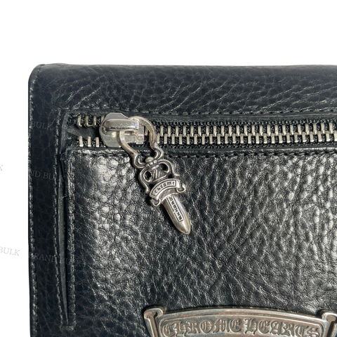 Chrome Hearts  Wave Heavy Leather Mini Wallet