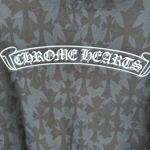 Chrome Hearts  Graveyard Cemetery Cross  Hoodie