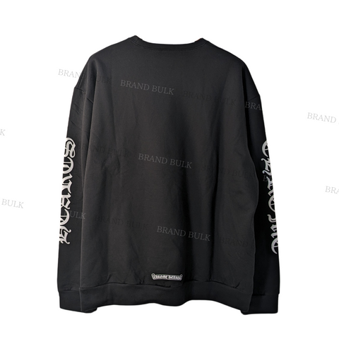 Chrome Hearts  Neck Letters Logo Sweatshirt