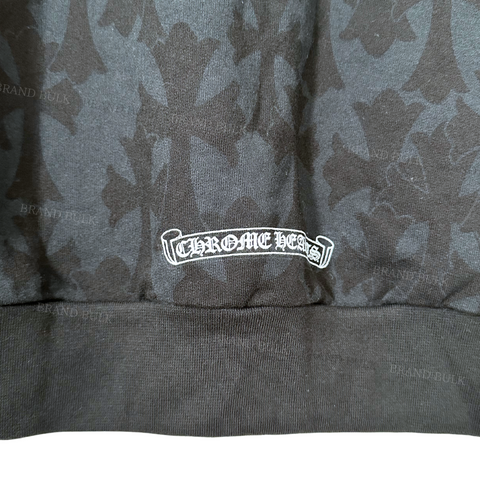 Chrome Hearts  Graveyard Cemetery Cross  Hoodie