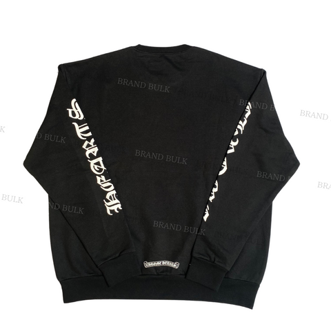 Chrome Hearts  Neck Letters Logo Sweatshirt