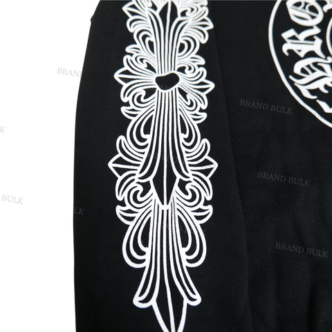 Chrome Hearts Floral Cross Horseshoe  Zip Hoodie