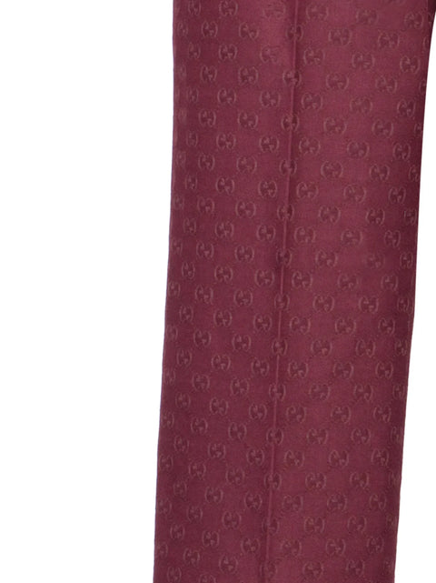 Monogrammed Straight-Leg Trousers