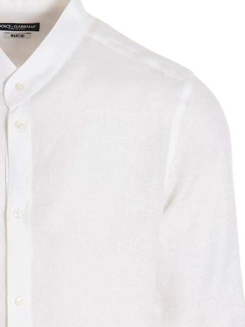 Logo-Plaque Long-Sleeved Buttoned Shirt