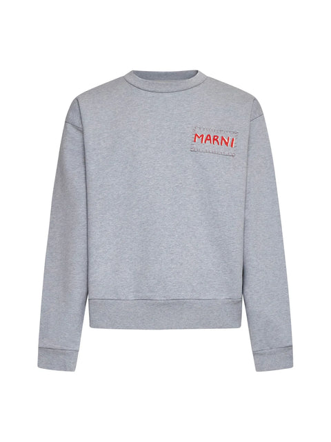 Logo Printed Crewneck Sweatshirt