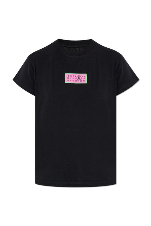 Logo Patch Crewneck T-Shirt