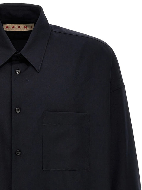 Patch-Pocketed Long-Sleeved Shirt