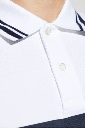 Cotton polo shirt with Gucci print