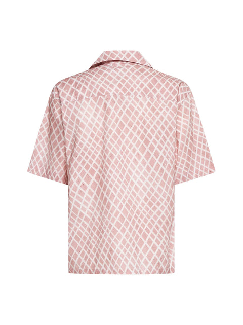 Short Sleeved Checked Buttoned Shirt