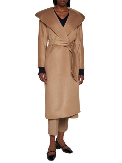 Belted Long-Sleeved Coat