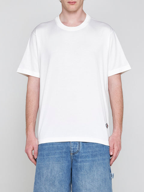 Logo-patch cotton t-shirt