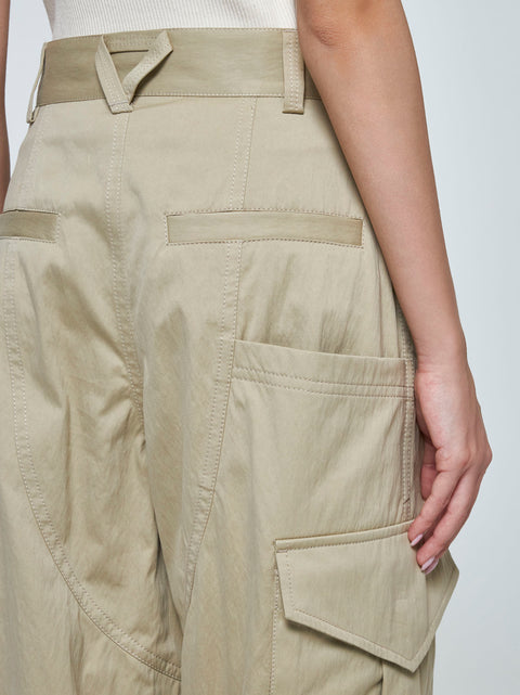 Cotton-blend cargo trousers