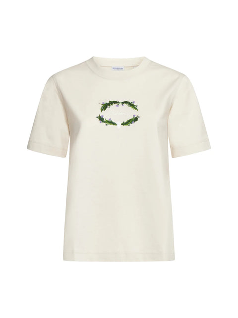 Logo Embroidered Crewneck T-Shirt