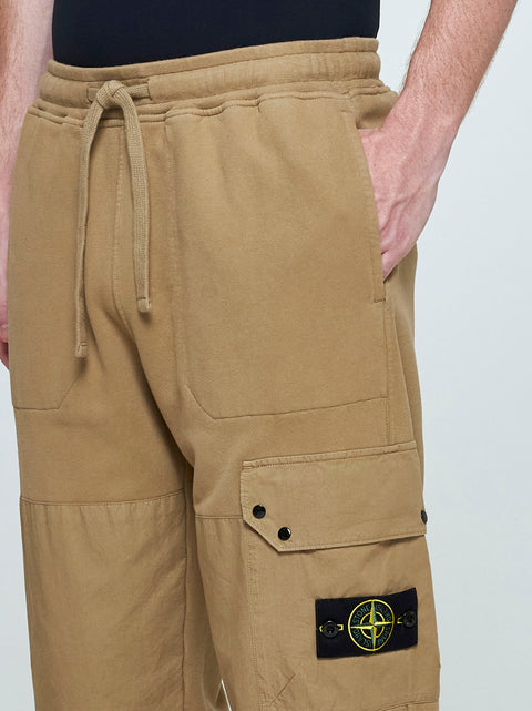 Cotton cargo sweatpants