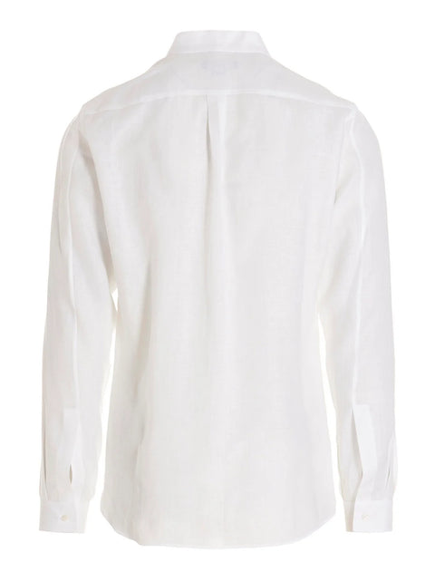 Logo-Plaque Long-Sleeved Buttoned Shirt